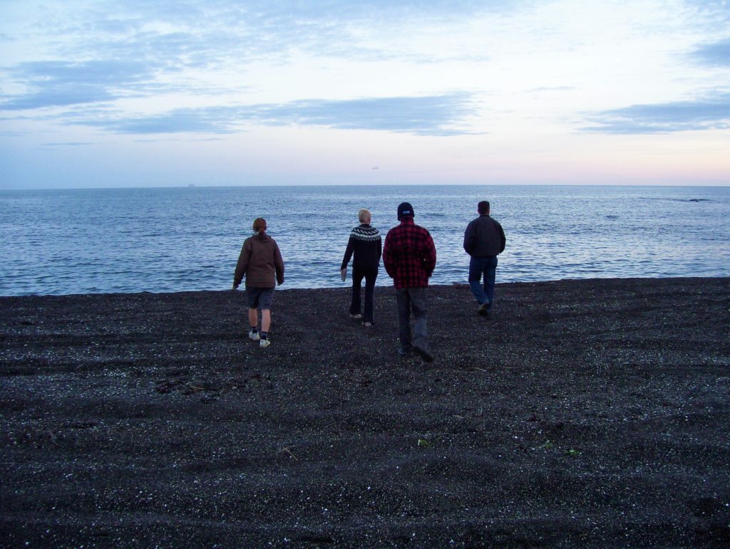 Ashleigh, Jonathan, Saemis, Peter, Black Sand Beach, Iceland