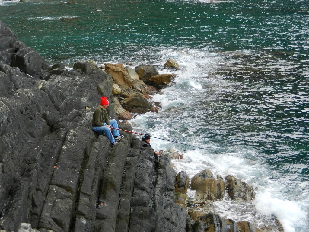 Fishermen, Cinque Terre, Italy