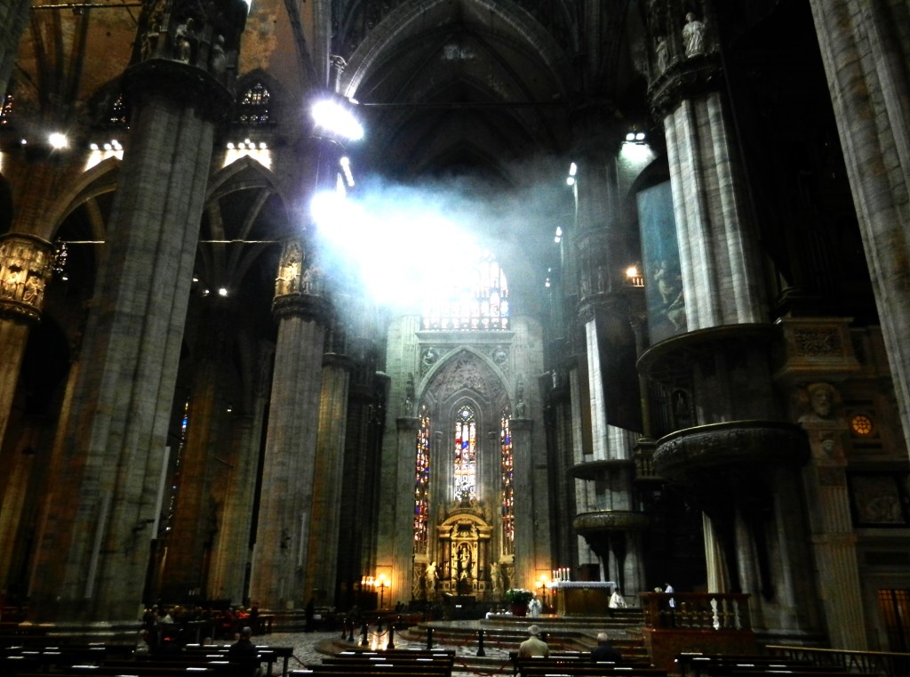 Inside Milan Cathedral, Italy