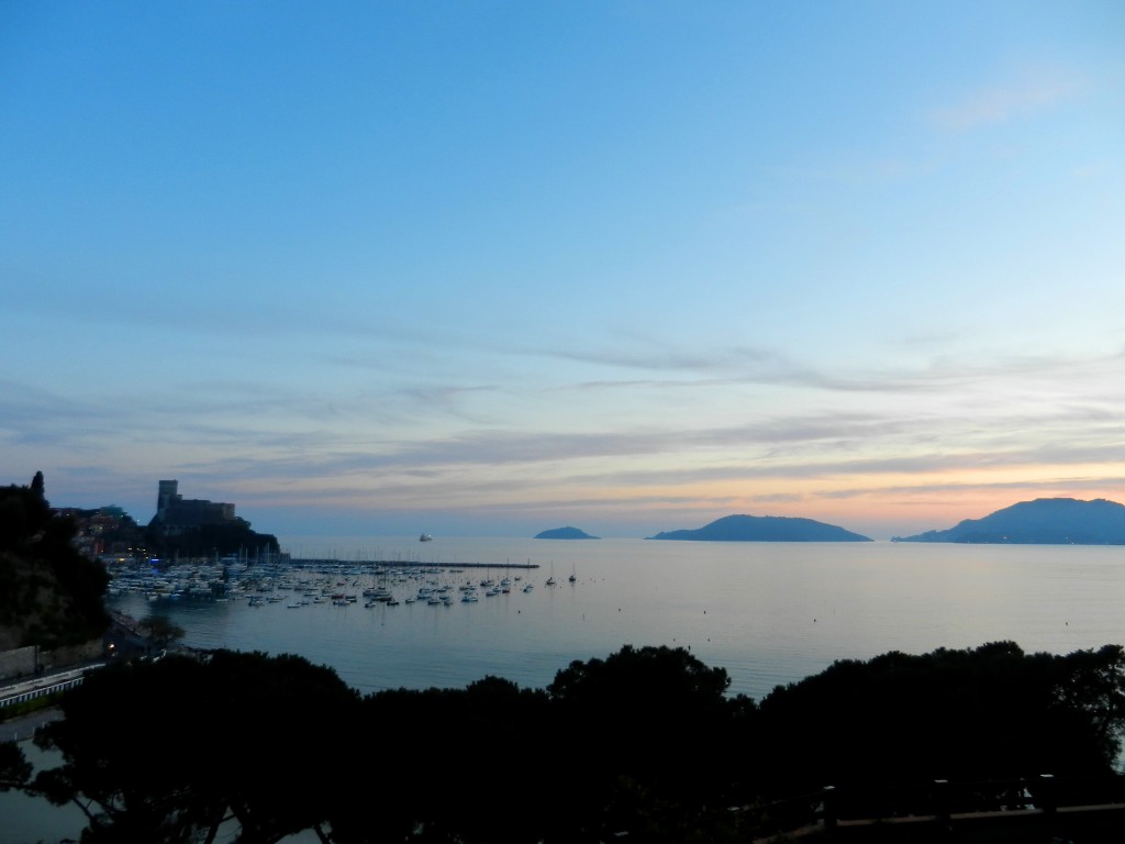 Sunset in Lerici, Italy