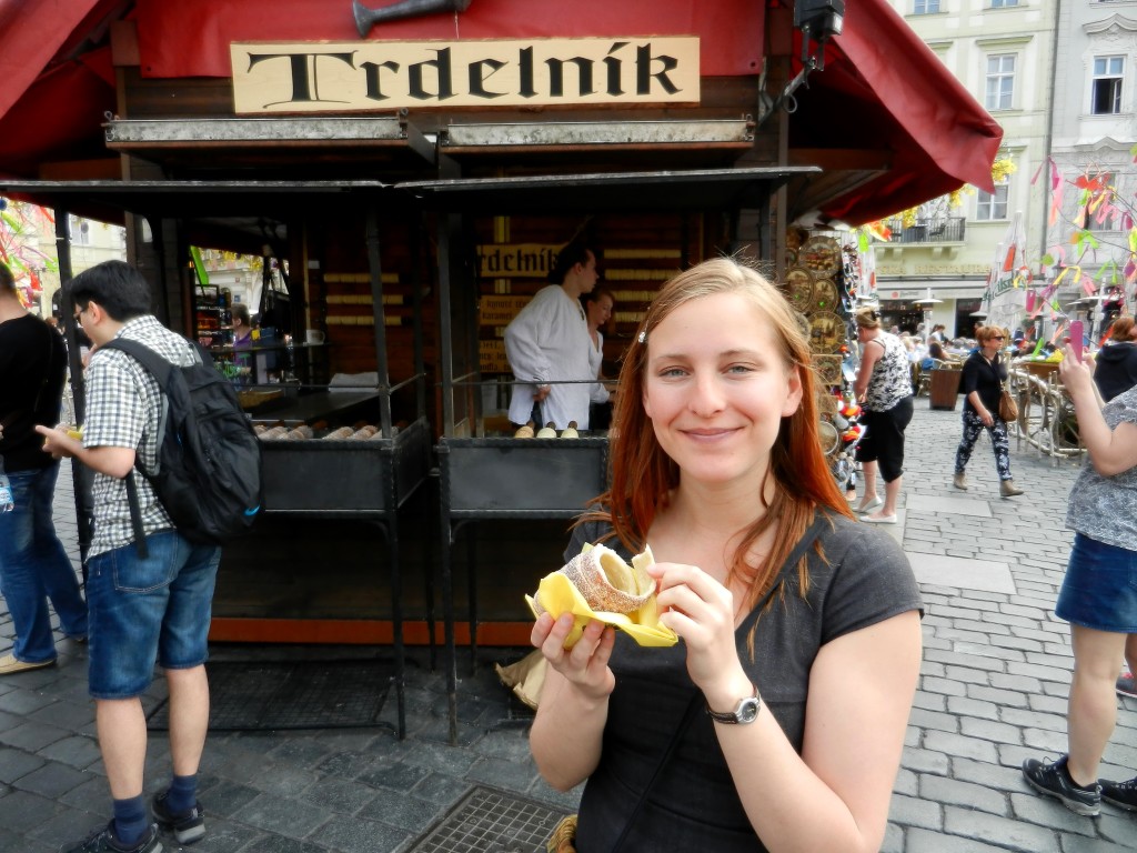 Trdelnik, Prague, Czech Republic