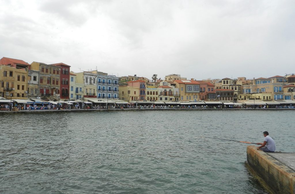 Fisherman, Chania, Crete, Greece