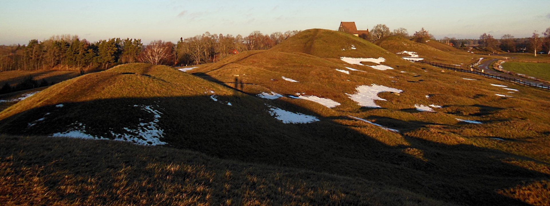 Burial Mounds in Gamla Uppsala, Sweden