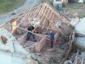 Nathanael and Edvinas destroying things