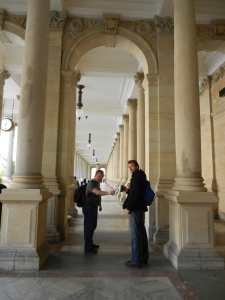 The drinking cure, Karlovy Vary