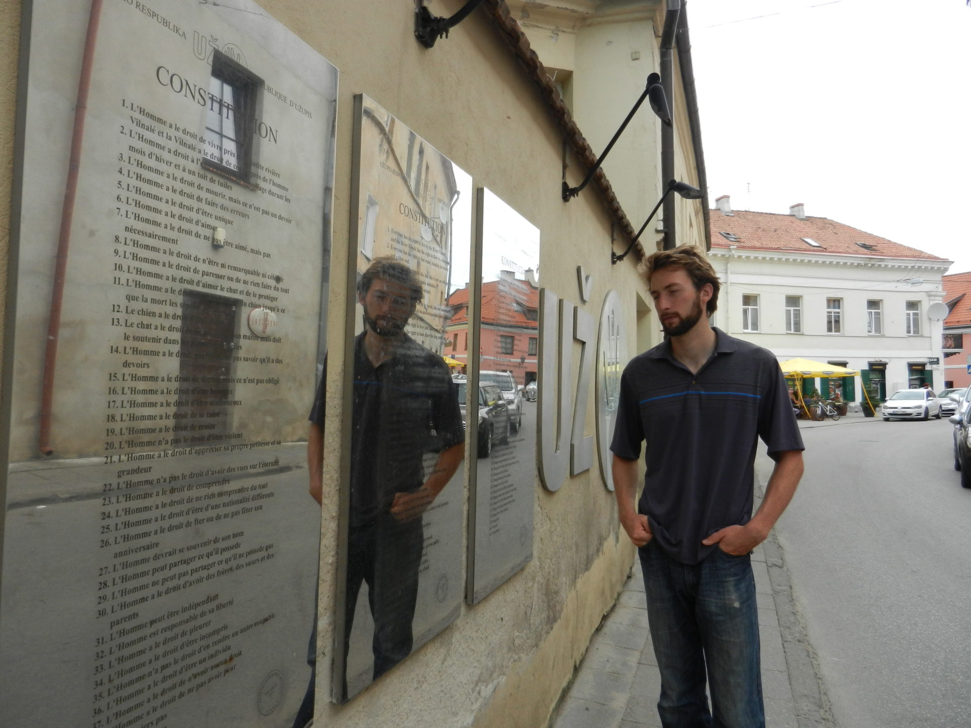 Constitution in Vilnius, Lithuania