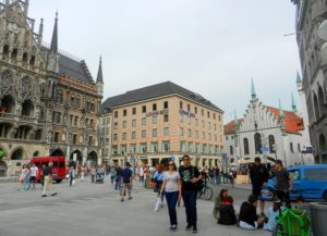 new-rathaus and old rathaus-marienplatz-munich-germany