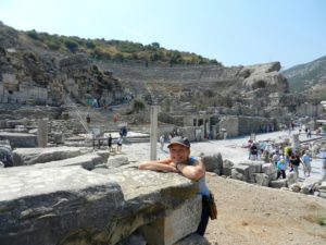 Ashleigh in Ephesus, Turkey