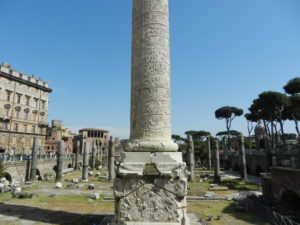 Reconstruction of the Trajan Forum, Rome Italy