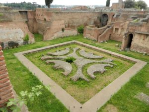 Domus Augustana on the Palatine hill Rome Italy