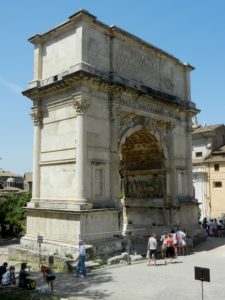 The Arch of Titus, Rome, Italy