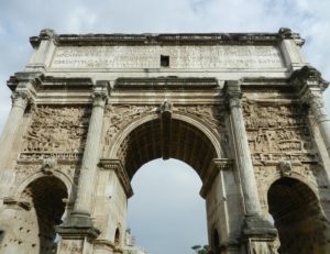 Triumphal Arch of Septimus Severus, Roman Forum, Italy