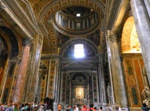 Inside St. Peter's Basilica, Vatican, Rome, Italy