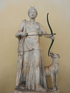 Sculpture of Diana Chiaramonti Museum, Vatican, Italy