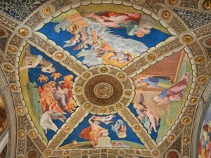 Stanza di Eliodoro Ceiling, Raphael Rooms, Vatican, Italy