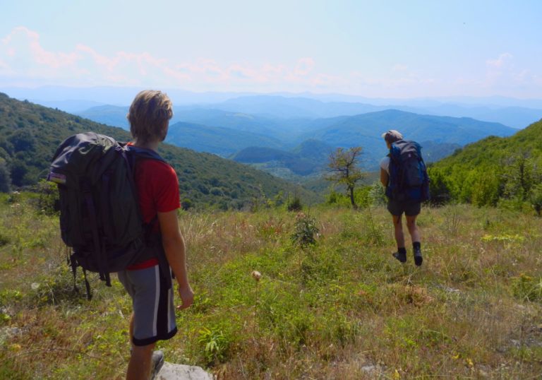 Hiking Bulgaria Ash and Nat