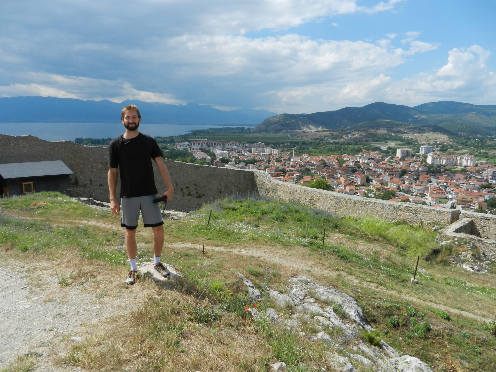 Nathanael at Samuel's Fortress, Ohrid, Macedonia