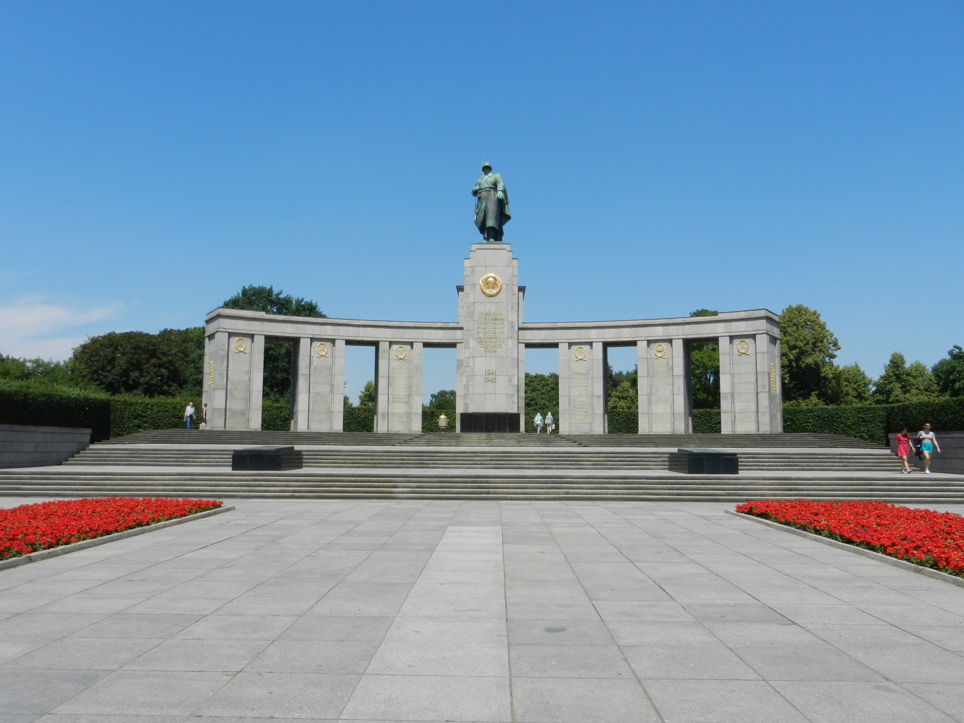 Soviet War Memorial in Tiergarten, Berlin, Germany