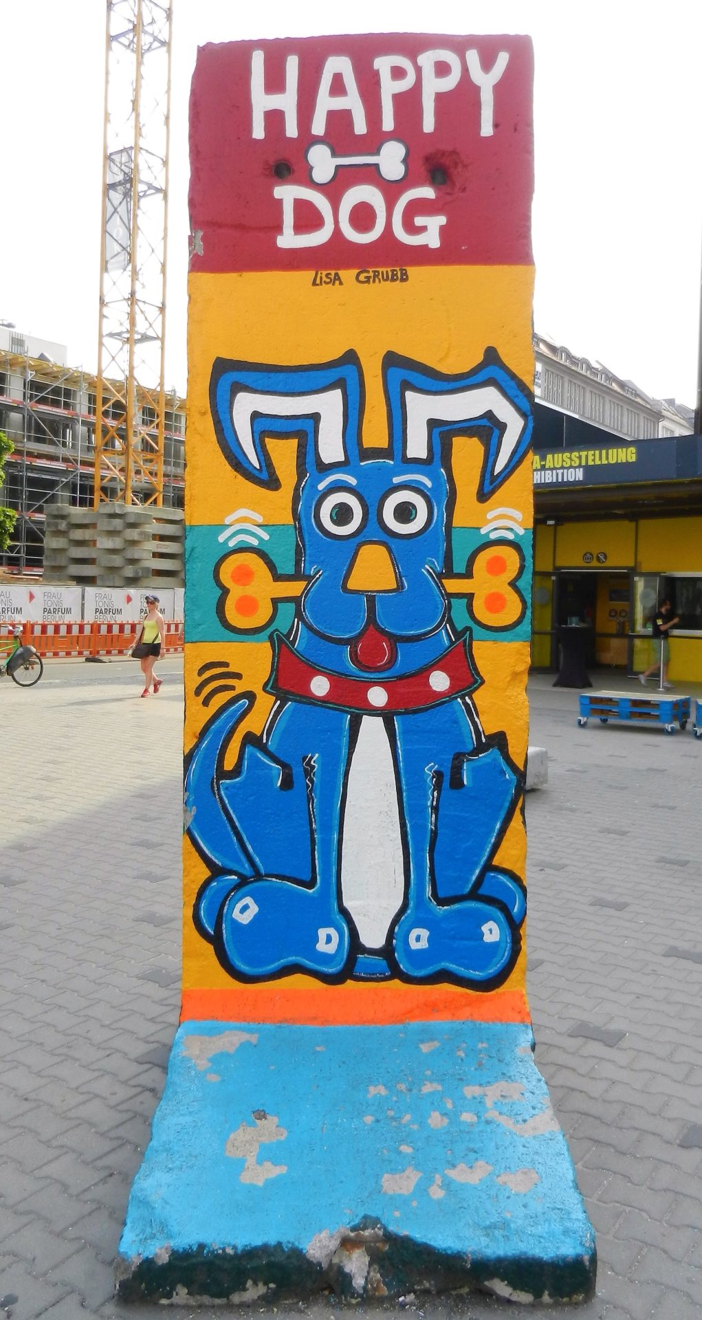 Berlin wall segment in Berlin, Germany